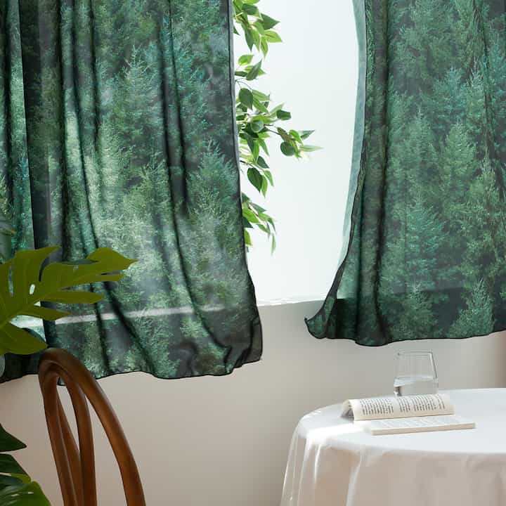 巨大な森 ファブリック カーテン［2サイズ］