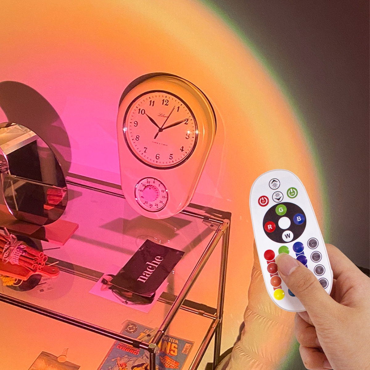캥거 노을 석양 선셋 감성 RGB 무드등 조명 (리모컨포함)