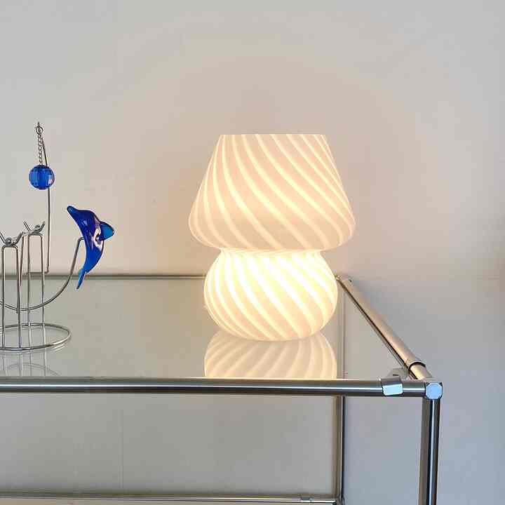 Murano Glass Mushroom ムードライト