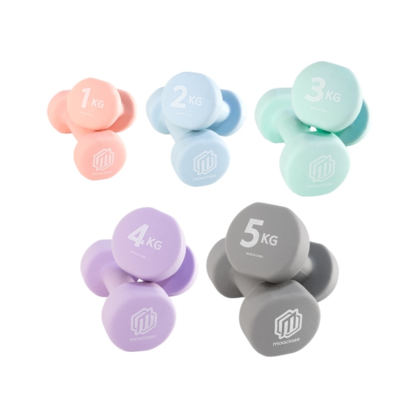 근력 > 네오프렌 논슬립 여자 아령 덤벨 1kg~5kg (2개1세트) | 오늘의집 쇼핑