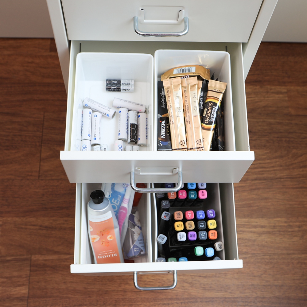 비다하우스 뉴 서랍 소품 미니 다용도 뉴 사각 정리함