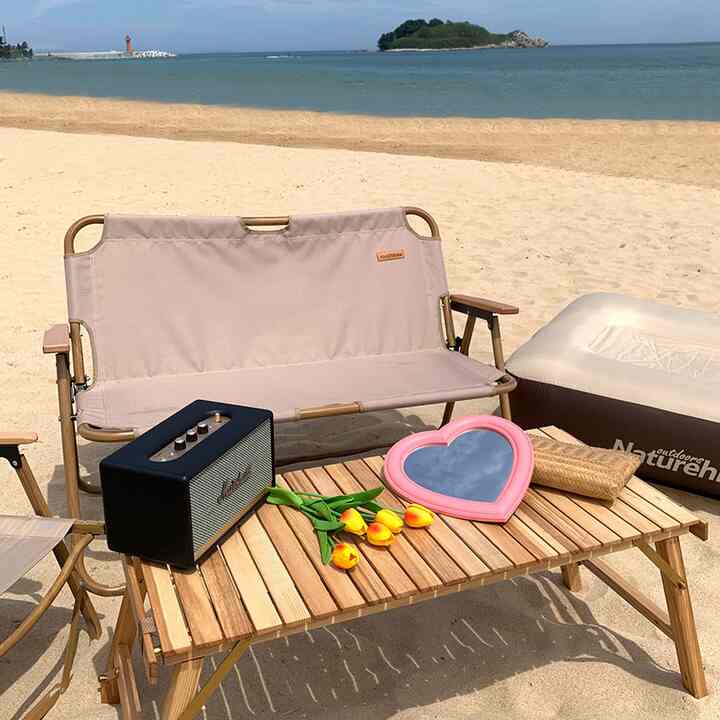 キャンピングチェア ホールディングベンチ【2colors】