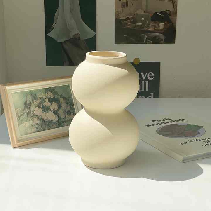 EGG SHELL フラワーベース A.ツーボリューム