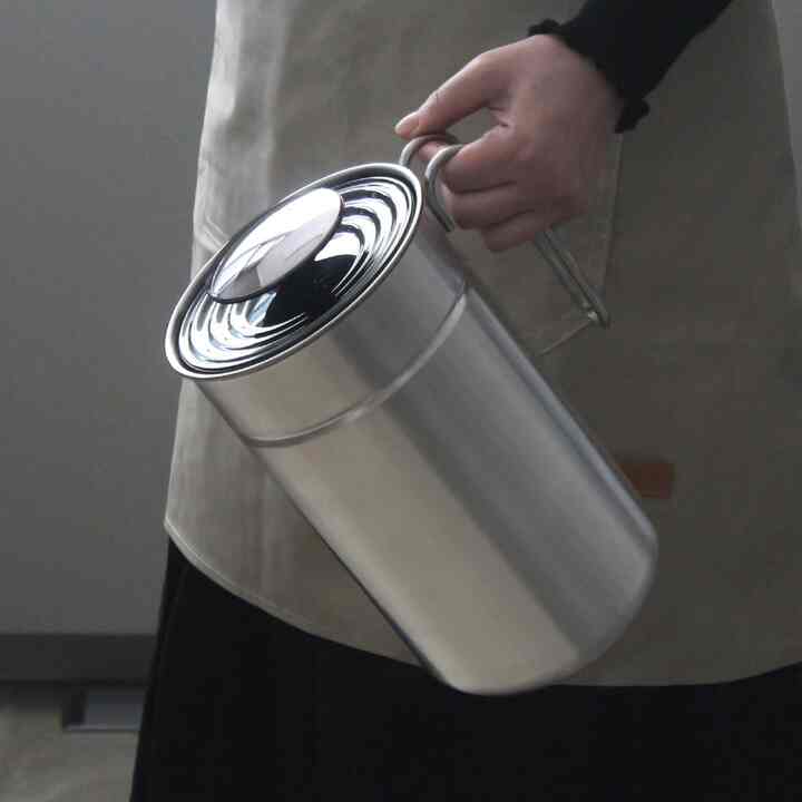 fluidic ステンレス 生ごみ ゴミ箱 3L