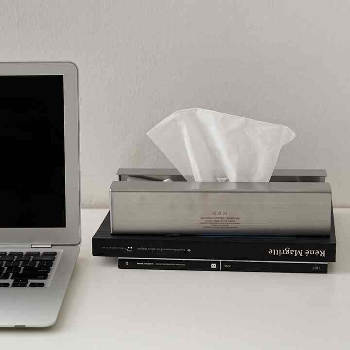STAINLESS STEEL TISSUE CASE ティッシュケース［3色］