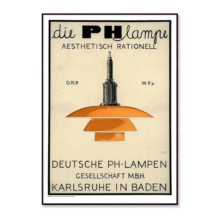 ポスター LOUIS POULSEN PH LAMP［4色・2サイズ］
