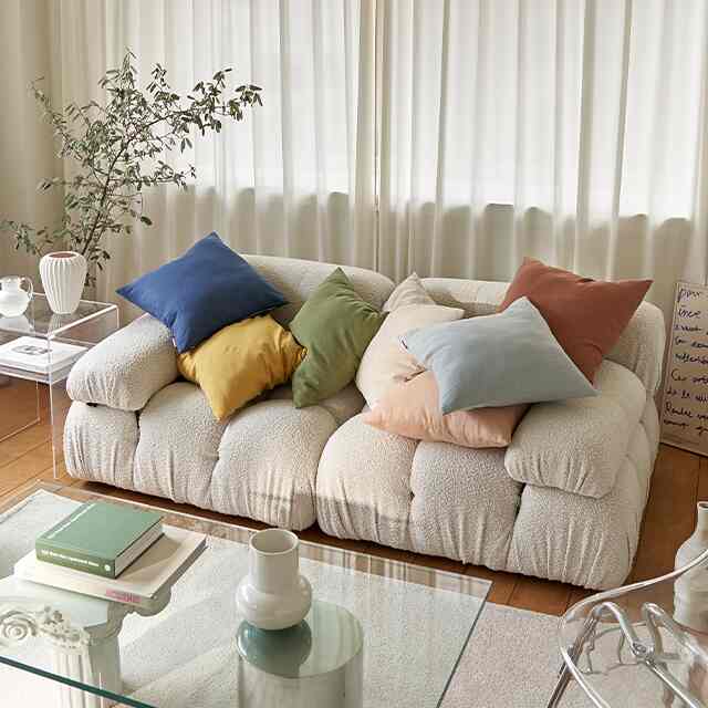 COMFORT SOLID LINEN クッションカバー［8色］