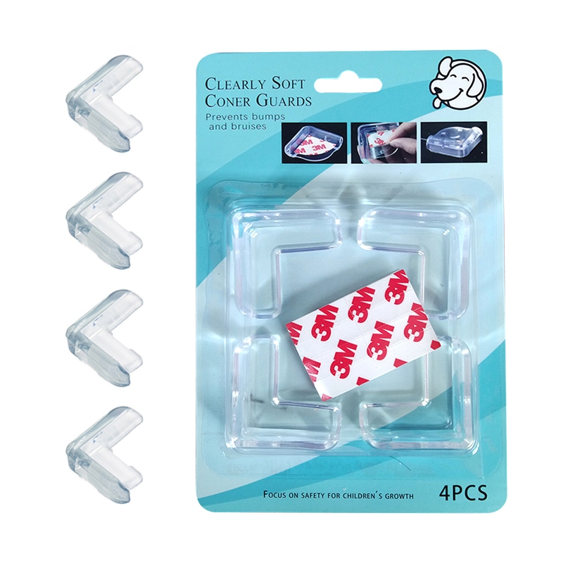 PVC 투명 모서리 보호대 4P 가격 비교 구디푸디 PVC 투명 모서리 보호대 4P