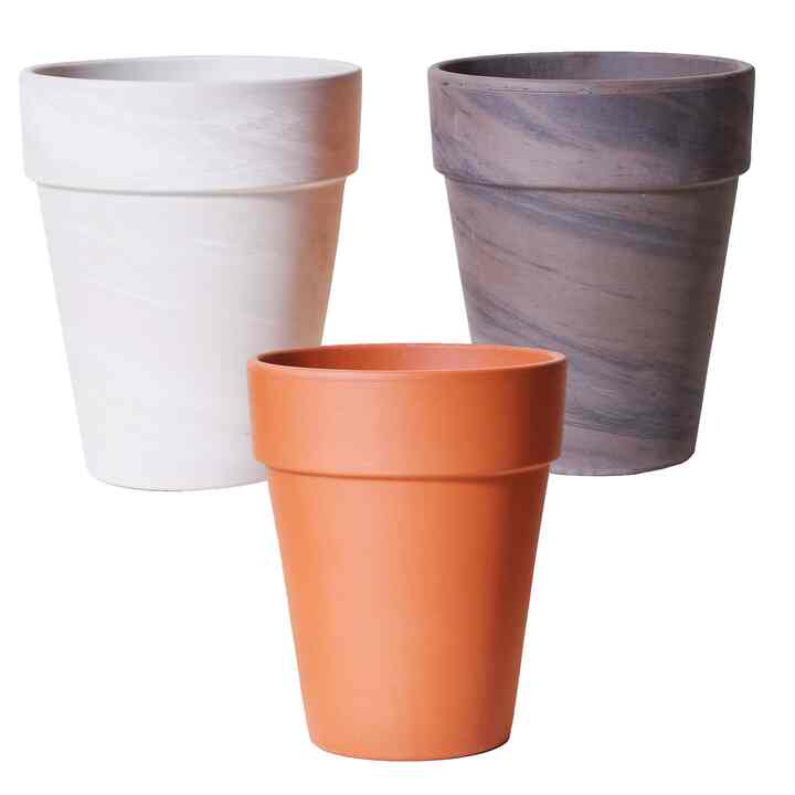 ドイツ製 テラコッタ鉢［3色・3サイズ］