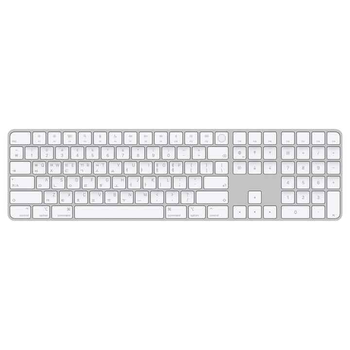 シリコン搭載Macモデル用Touch ID搭載Magic Keyboard（テンキー付き）
