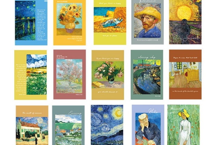 디자인문구 > 15PA-8 감성 앙리마티스 반고흐 클로드모네 명화 엽서 포스터 15매 1세트 | 오늘의집 쇼핑 15PA-8 감성 앙리마티스 반고흐... 