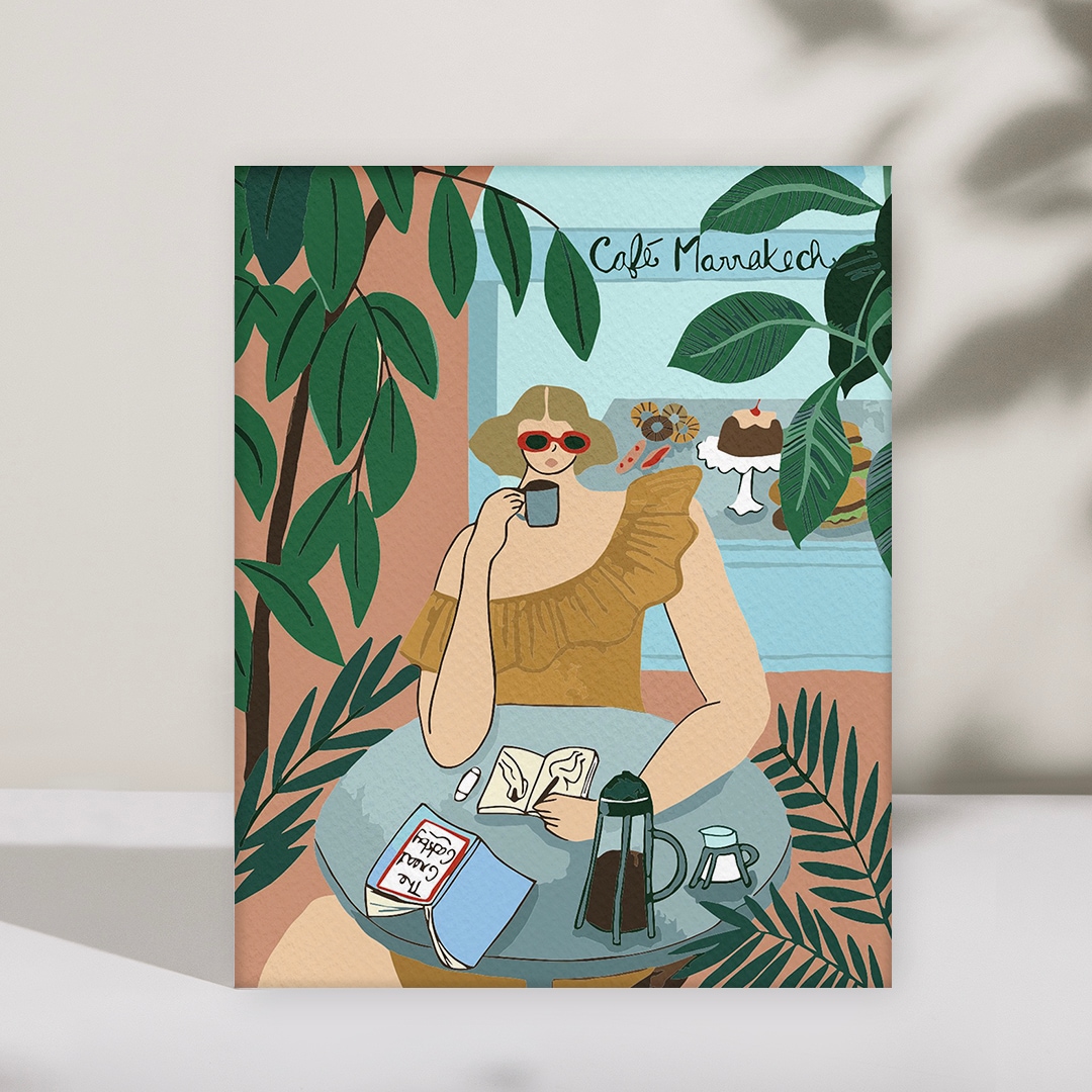 유라(yura) DIY 명화/유화그리기 세트 차와 여자 물감두배 10종붓세트(40X50)
