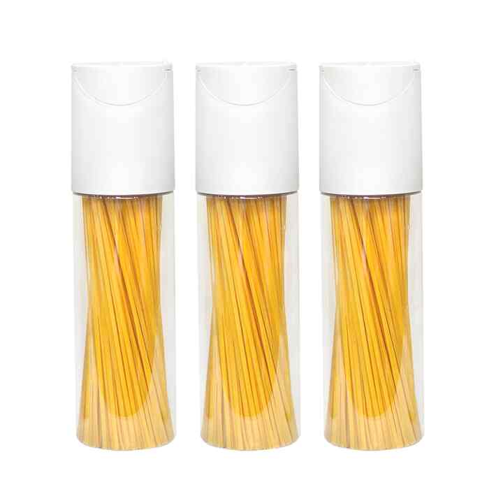 パスタキャップ3個・円形本体＆キャップ3個セット