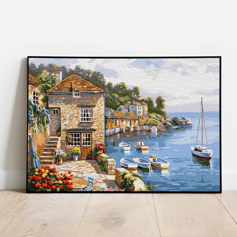 DIY명화그리기 > DIY 명화그리기 강가의 풍경 40x50cm | 오늘의…