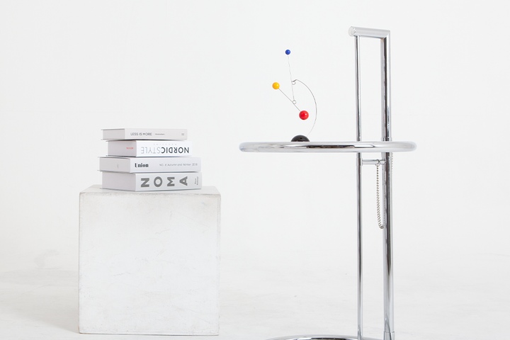 원형유리협탁 모듈 가구 ST-GC401