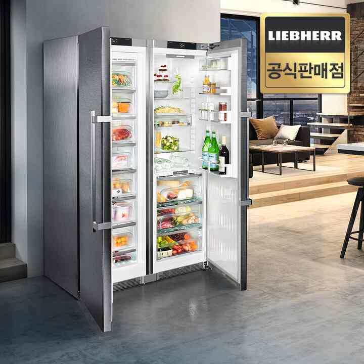 プレミアムライン フルステンレス冷蔵庫 SBSes8673