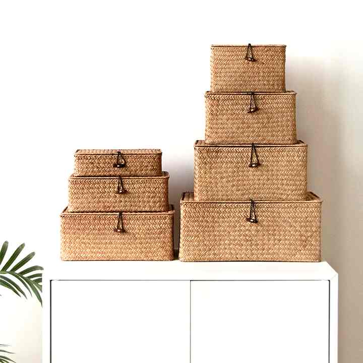 ラタン収納バスケット［5サイズ］