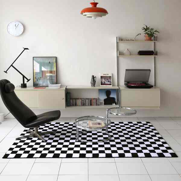 Eeten チェッカーボード タフティング ラグ［3サイズ］