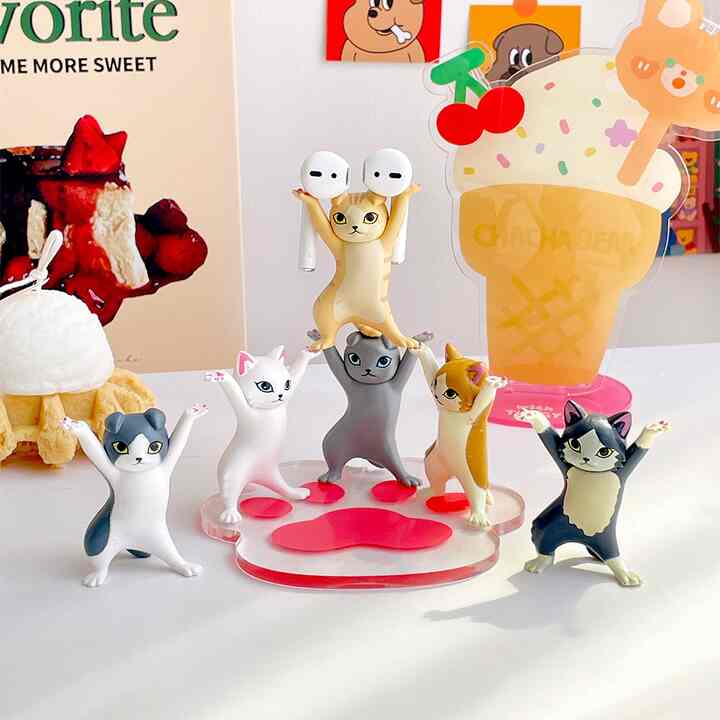 猫 AirPodsホルダー 6種セット