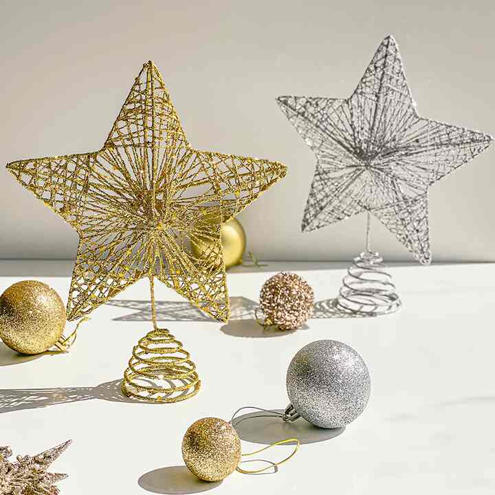 クリスマスツリー オーナメント トップスター［2色］