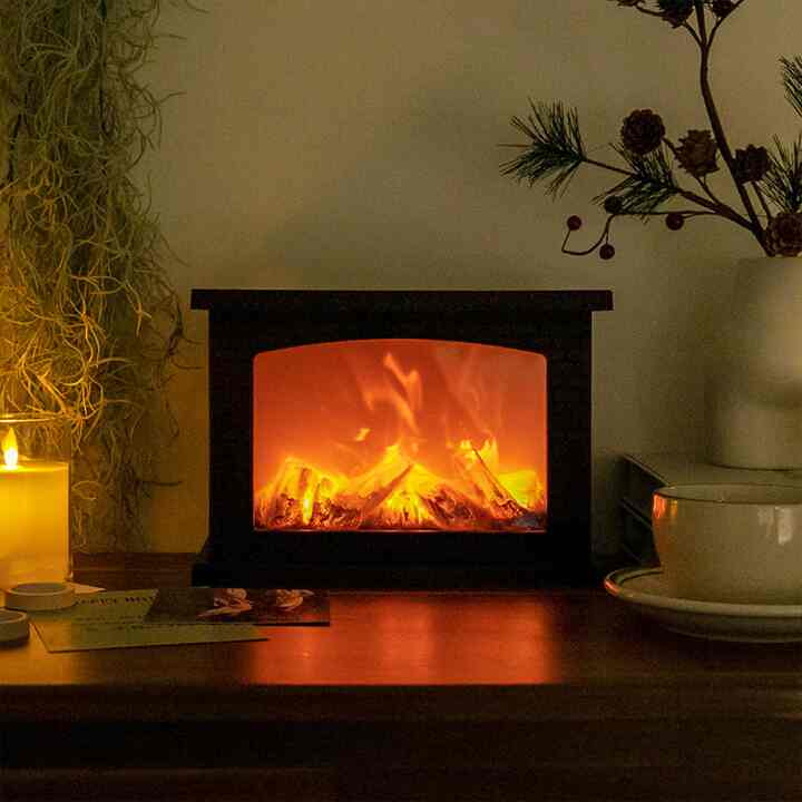 焚き火風 LED暖炉ライト