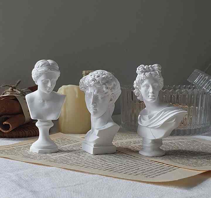  ミニ石膏像［3種］