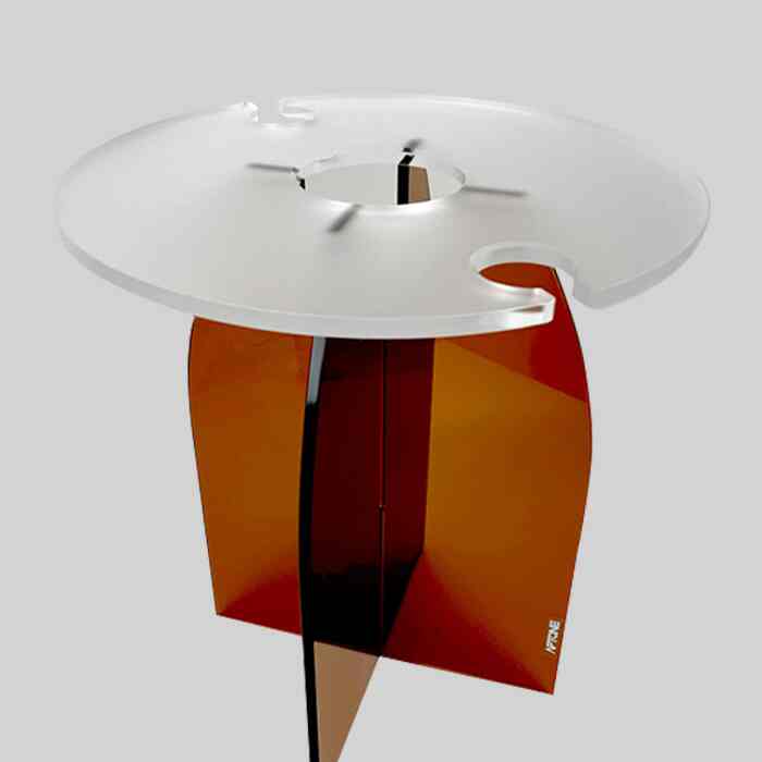 TWO OF US 4 アクリル製ワインテーブル