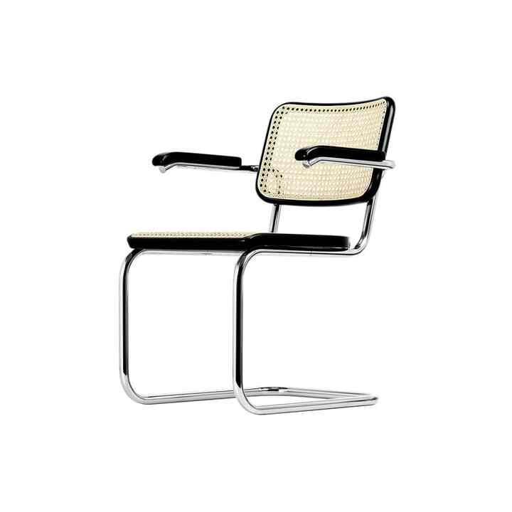 キャンティレバーチェア no.S64V ブラック