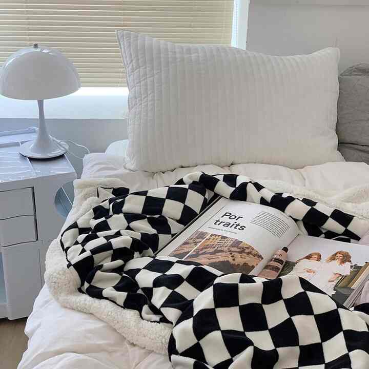 チェッカーボード ブランケット［4色・2サイズ］