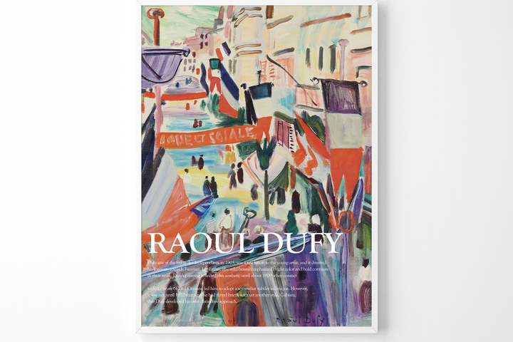 그림·사진 > 라울 뒤피 인테리어 캔버스 아트 포스터 그림 액자 _ Raoul-Dufy_C | 오늘의집 쇼핑 라울 뒤피 인테리어 캔버스 아트 포스터... 