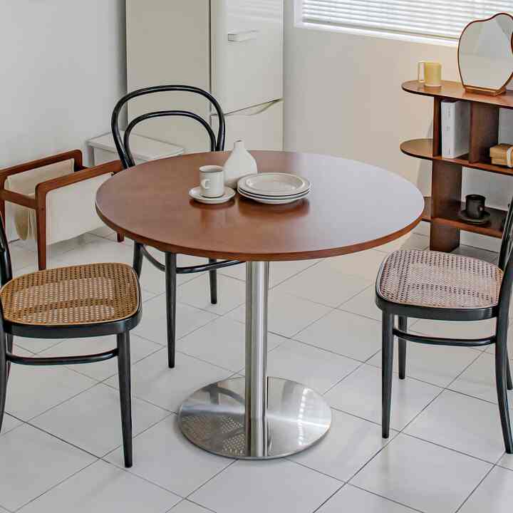 Dive 円形 テーブル 900［2色］