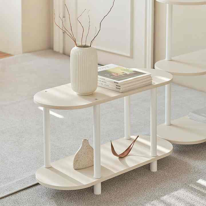 MONO ラウンド シェルフ 2段［2サイズ］