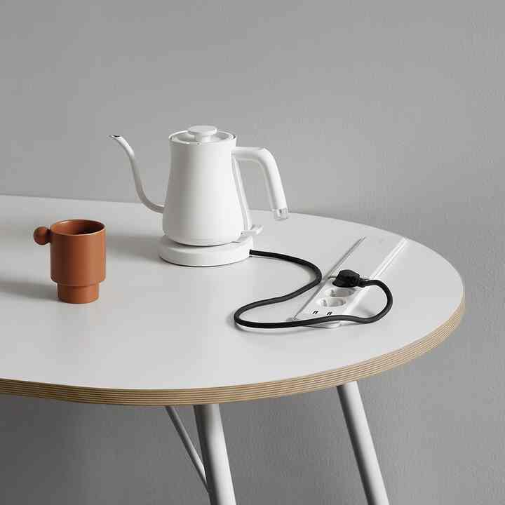 楕円形 テーブル コンセント付き DSTAC1608R 