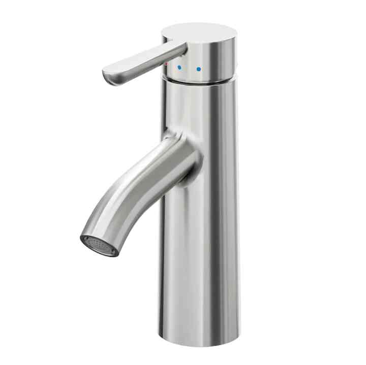 DALSKÄR ダールシェール 洗面台用混合栓 ストレーナー付き, クロムメッキ