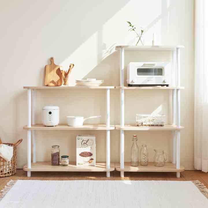 4段 BESTA ラック［2色・2サイズ］