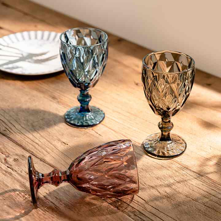 ティマンティ ゴブレット グラス［3色］