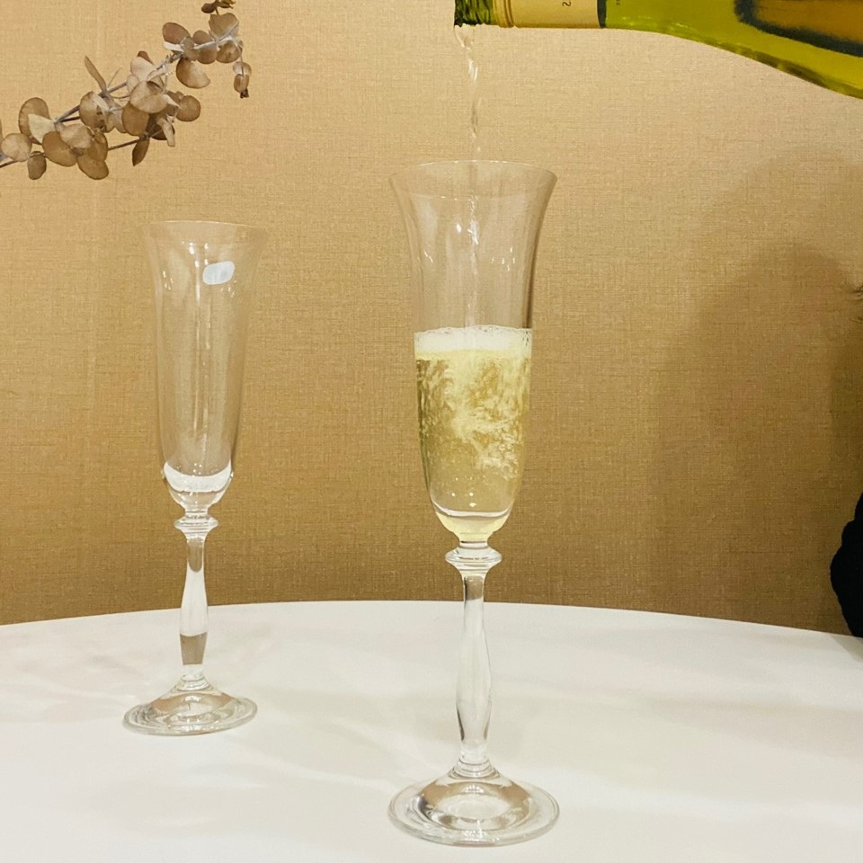 지니스키친 체코 보헤미아 크리스탈렉스 안젤라 샴페인잔190ml