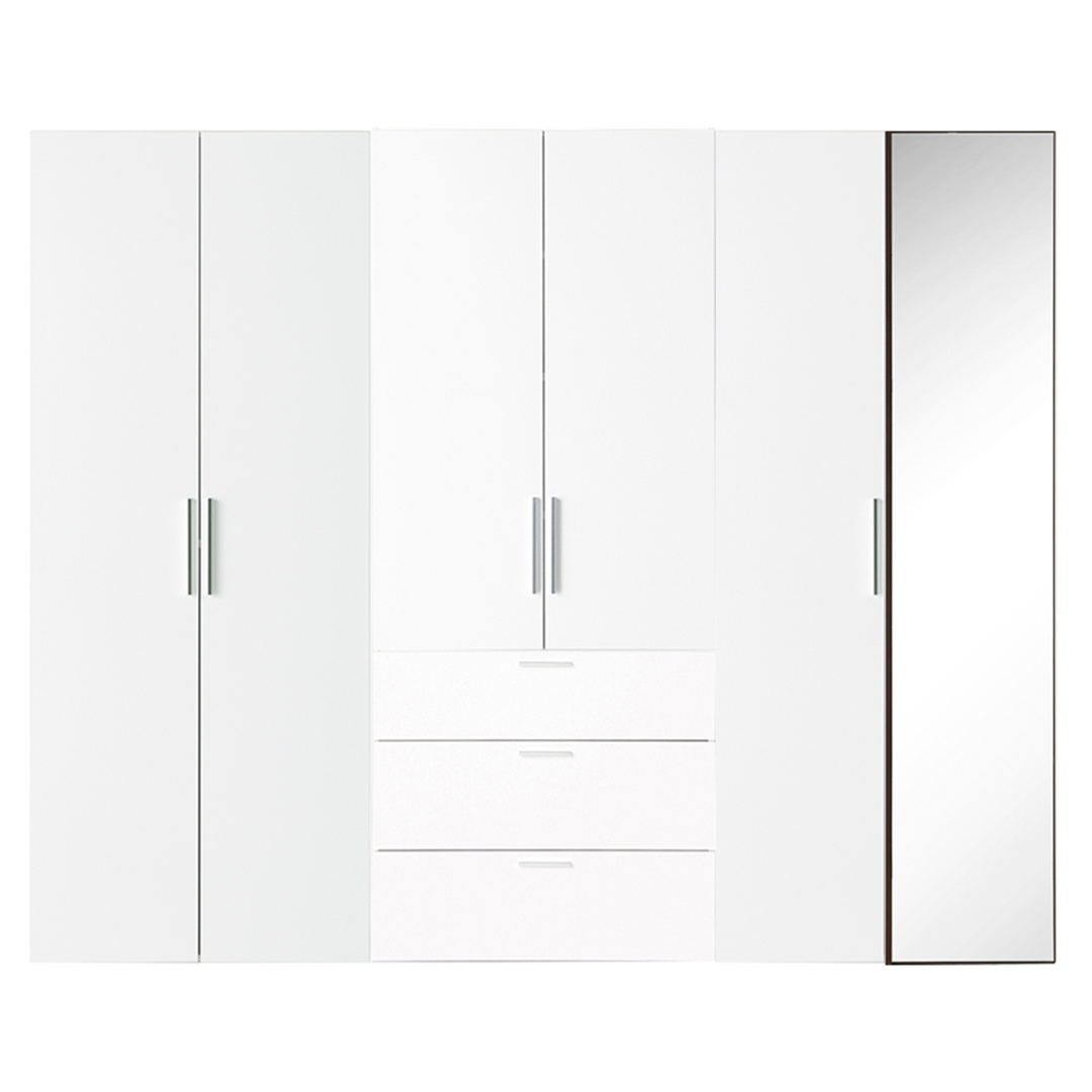 한샘 샘베딩 베이직 거울옷장세트 240cm(높이194cm) 서랍형