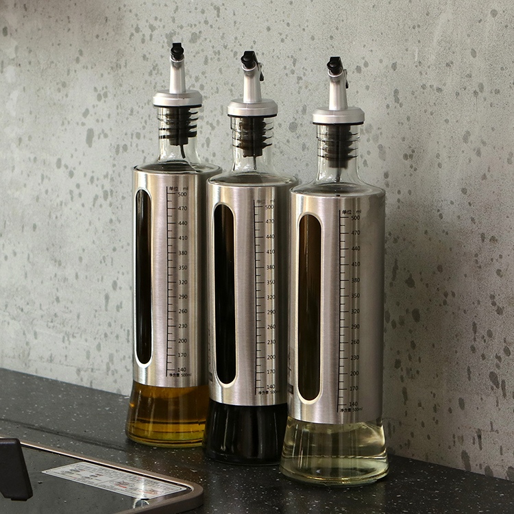 이우아여사 더 쉐프 304스텐 오일병 500ML x 3개 +스티커(CMO0003SA)