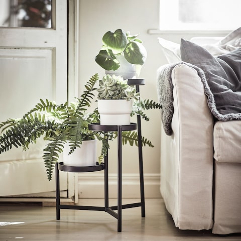 IKEA OLIVBLAD Plant Stand (2 colors) | Multi-level Shelves Modern Design Plants