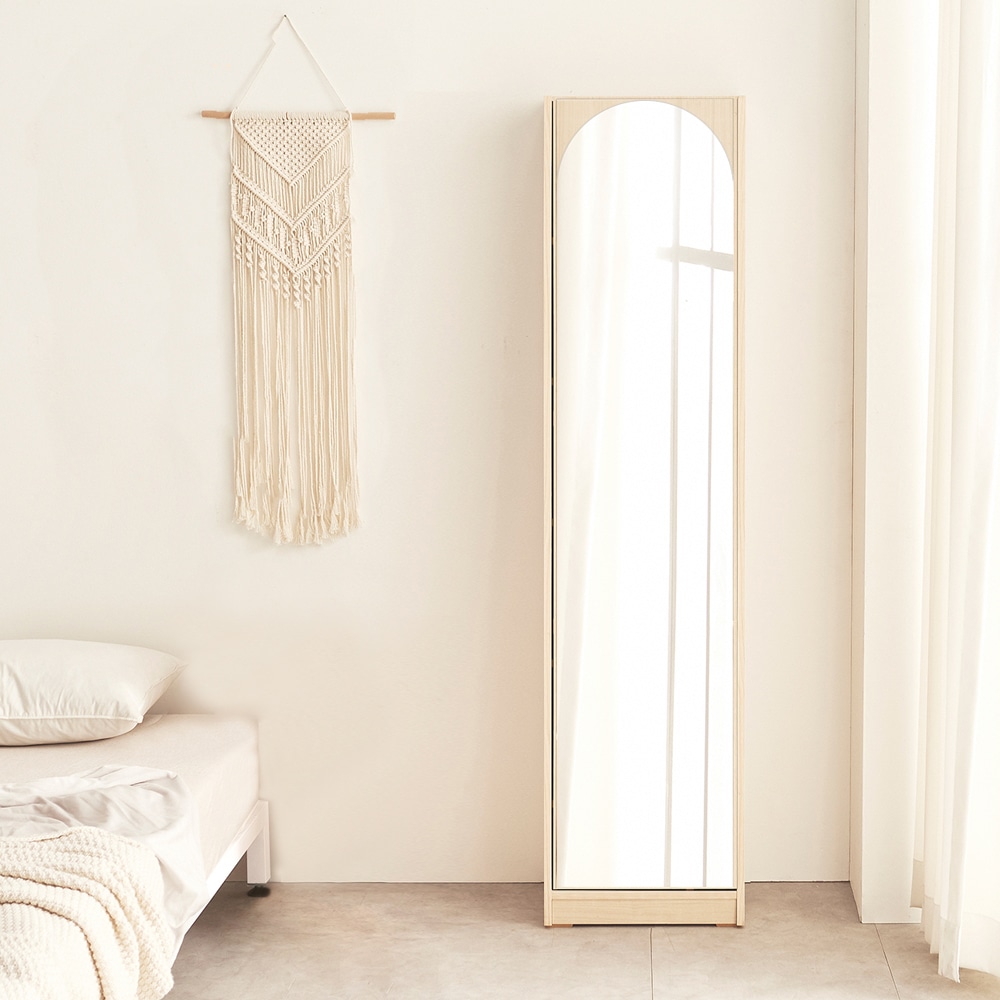 오늘의집 모렐로 아치형 수납 전신거울