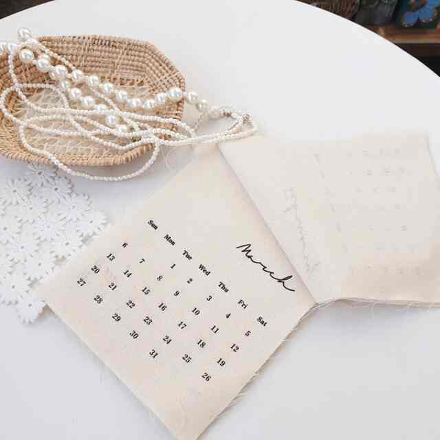 2022年 ファブリック カレンダー ポスター