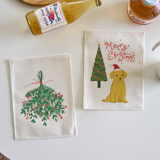 어번던스 christmas set A 크리스마스 미니 포스터 (4종세트)
