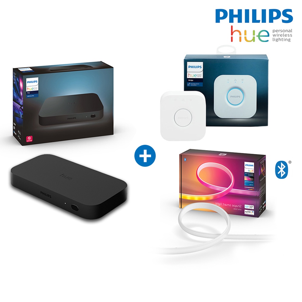 필립스 필립스 HUE HDMI 싱크박스 + 브릿지 + 그라디언트스트립 2M SET