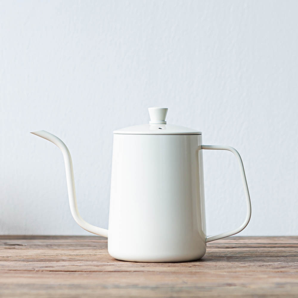 칼딘 아이보리 테프론 커피 드립포트 핸드드립주전자 600ml