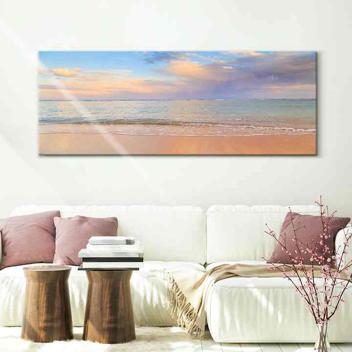 ワイド キャンバス パステル 夕焼け