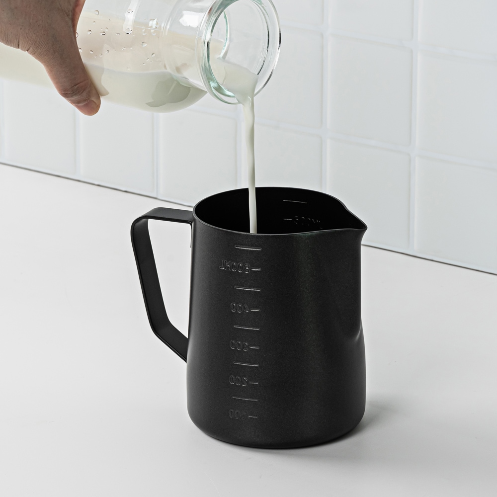 칼딘 눈금형 베이직 스팀피쳐 스팀피처 밀크저그 350ml / 2colors