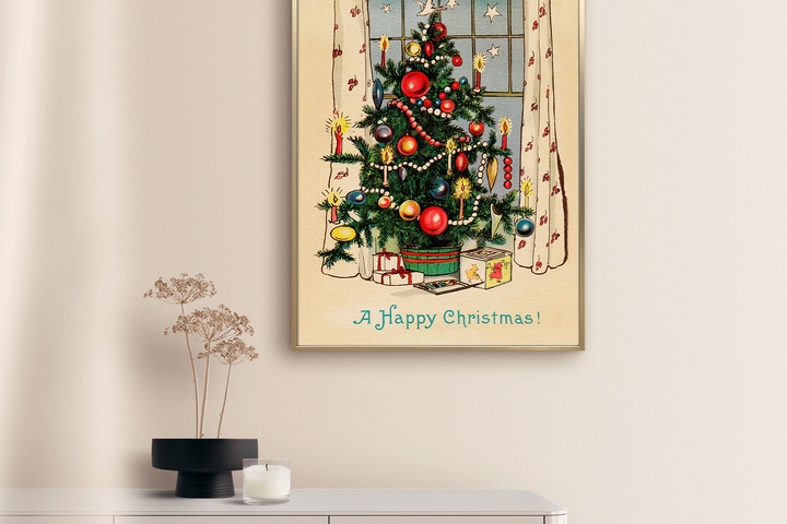 패브릭포스터·그림 > 조이 윈터 크리스마스 겨울 액자 포스터 / 02 Vintage Christmas / | 오늘의집 쇼핑 조이 윈터 크리스마스 겨울... 