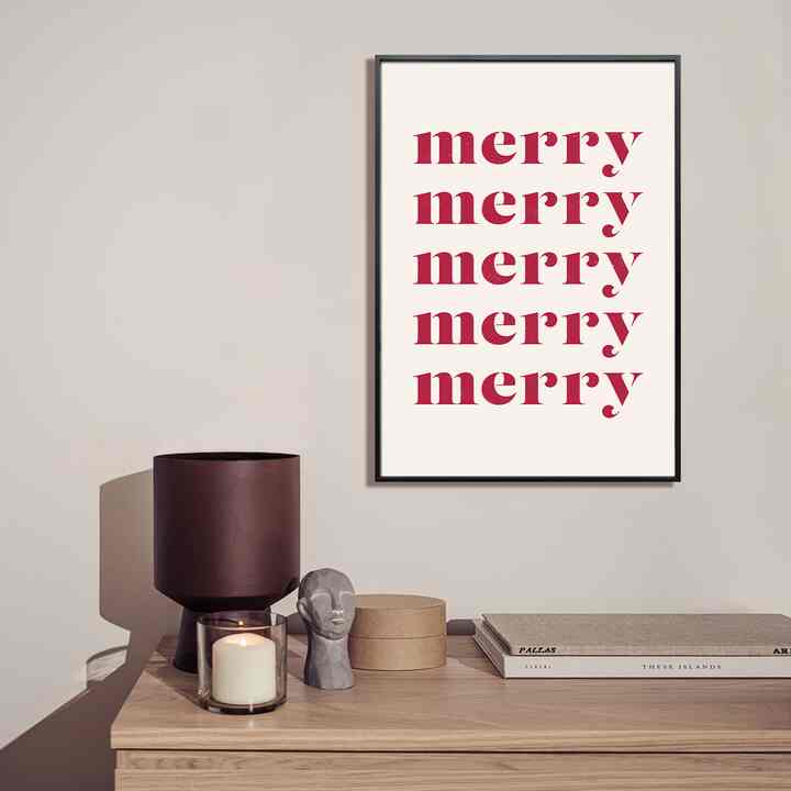 joy winter chiristmas ポスター 56 Merry Merry Merry 02［5サイズ］