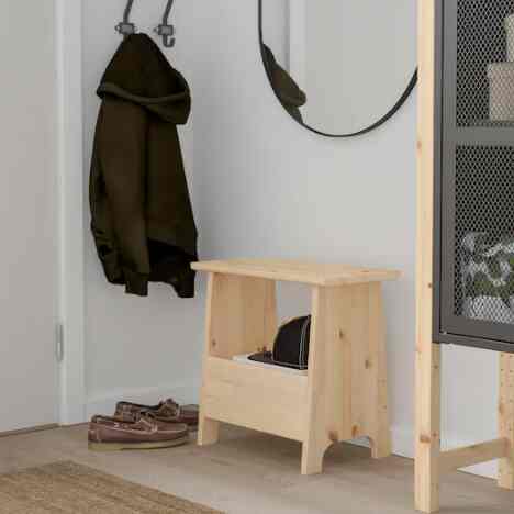 PERJOHAN Stool with storage